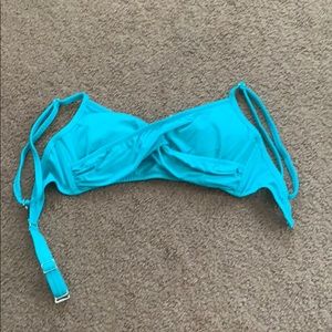 Light teal swimsuit top